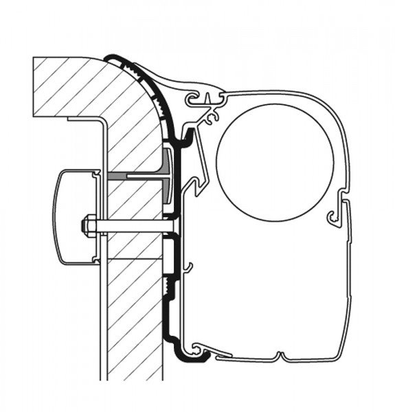 Adaptér Burstner 500cm