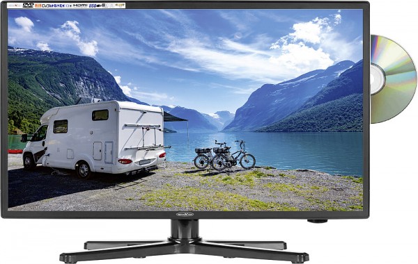 TV Smart LED TV 5 v 1 s DVD prehrávačom, čierna, 19 palcov