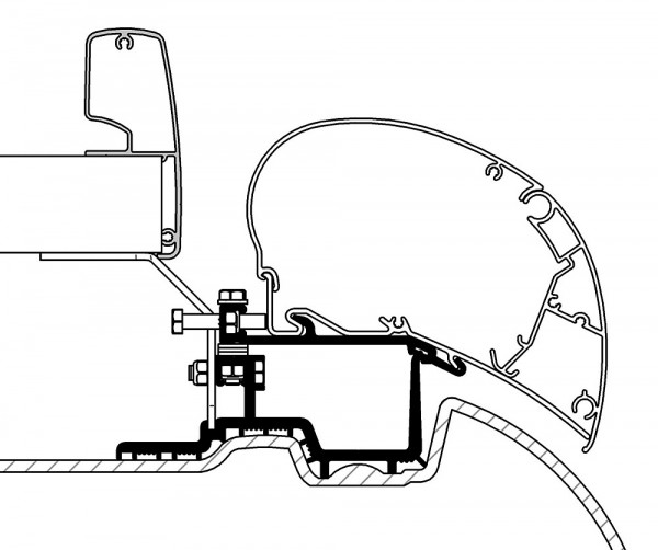 Sada adaptérov Mercedes Sprinter 2006, VW Crafter 2006-2017