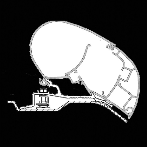 Adaptér na markízu PerfectRoof Ducato Jump Box 325cm
